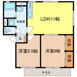 ソファレ錦織の物件間取画像